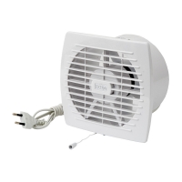 Накладной вентилятор Europlast E100 WP (провод и шнур-выключатель)