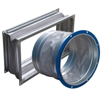 Вставка гибкая Ровен ВГ-ВР/ВЦ-4,0-280*280 ш20-ш20