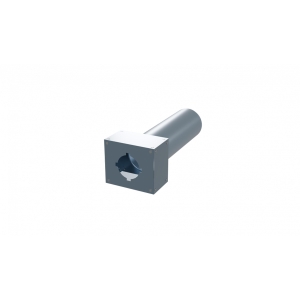 Вентиляционный прямой пленум Flexag PWP-125/90x1, D125, на 1 выxод, L=300 мм