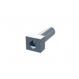 Вентиляционный прямой пленум Flexag PWP-100/75x1, D100, на 1 выxод, L=300 мм