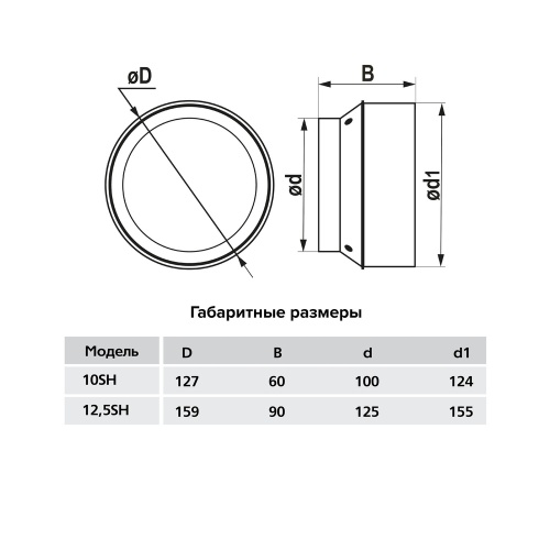 Вентиляционная решетка ЭРА 620SH16 (160 мм)