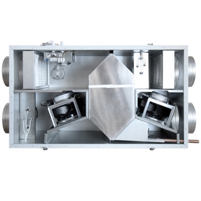 Приточно-вытяжная установка с пластинчатым рекуператором ФЬОРДИ ВПУ-CF-500/3-230/1 EC-H-BLG-M