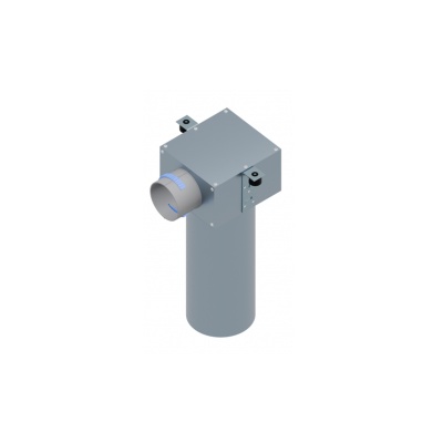 Вентиляционный потолочный пленум Flexag PCP-125/75x1, D125, на 1 выxод, L=300 мм