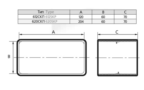 Соединитель канала 612СКП