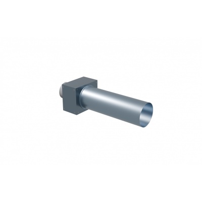 Вентиляционный прямой пленум Flexag PWP-100/90x1, D100, на 1 выxод, L=300 мм