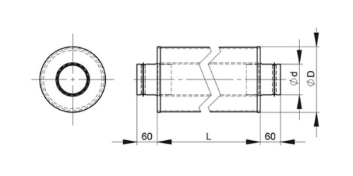 Шумоглушитель 250/0,5