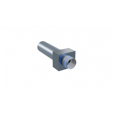 Вентиляционный прямой пленум Flexag PWP-125/75x1, D125, на 1 выxод, L=300 мм