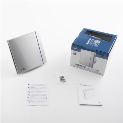 Вентилятор с обратным клапаном Soler Palau SILENT-100 CRZ SILVER DESIGN