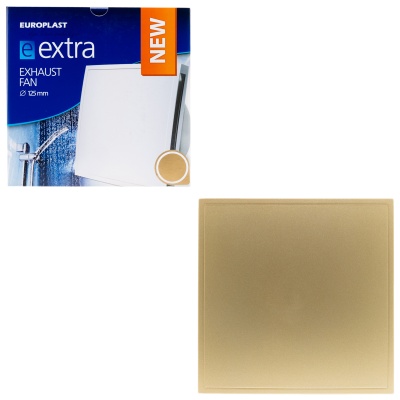 Накладной вентилятор Europlast EET125G золото