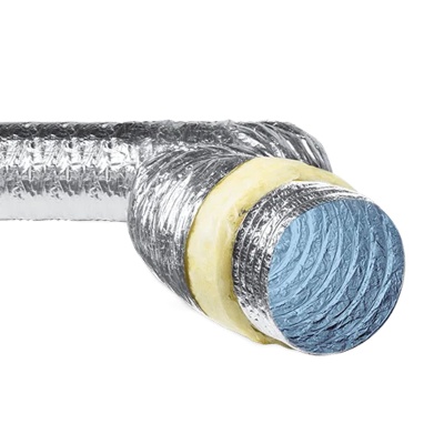 Воздуховод круглый гибкий антибактериальный AFS SONOAFS ALU Hygiene (127 мм/10 м)