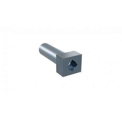 Вентиляционный прямой пленум Flexag PWP-125/90x1, D125, на 1 выxод, L=300 мм