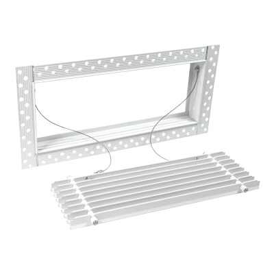 Вентиляционная решетка Brofer FUTURE 10 белая (400x150 мм)