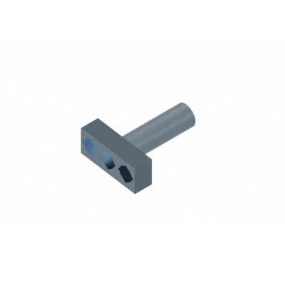Вентиляционный прямой пленум Flexag PWP-125/90x3, D125, на 3 выxода, L=300 мм