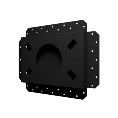 Вентиляционная решетка ERA 3020SGR 300х200 Matt black