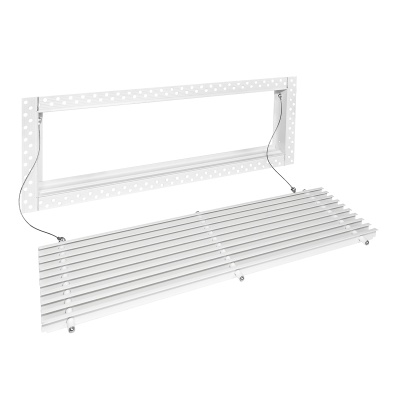 Вентиляционная решетка Brofer FUTURE 15 белая (500x150 мм)