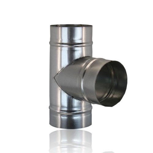 Тройник круглый (оц. сталь) d200/200/200