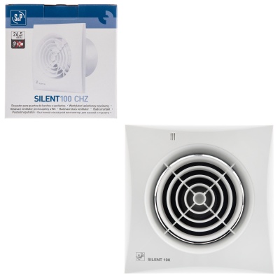 Вентилятор с обратным клапаном Soler Palau SILENT-100 CHZ