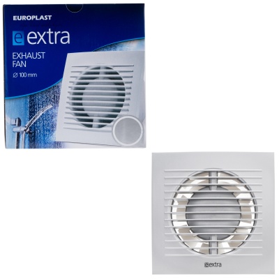 Накладной вентилятор Europlast EE100S серебро