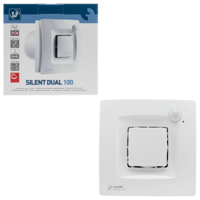 Вентилятор с обратным клапаном Soler Palau SILENT DUAL 100
